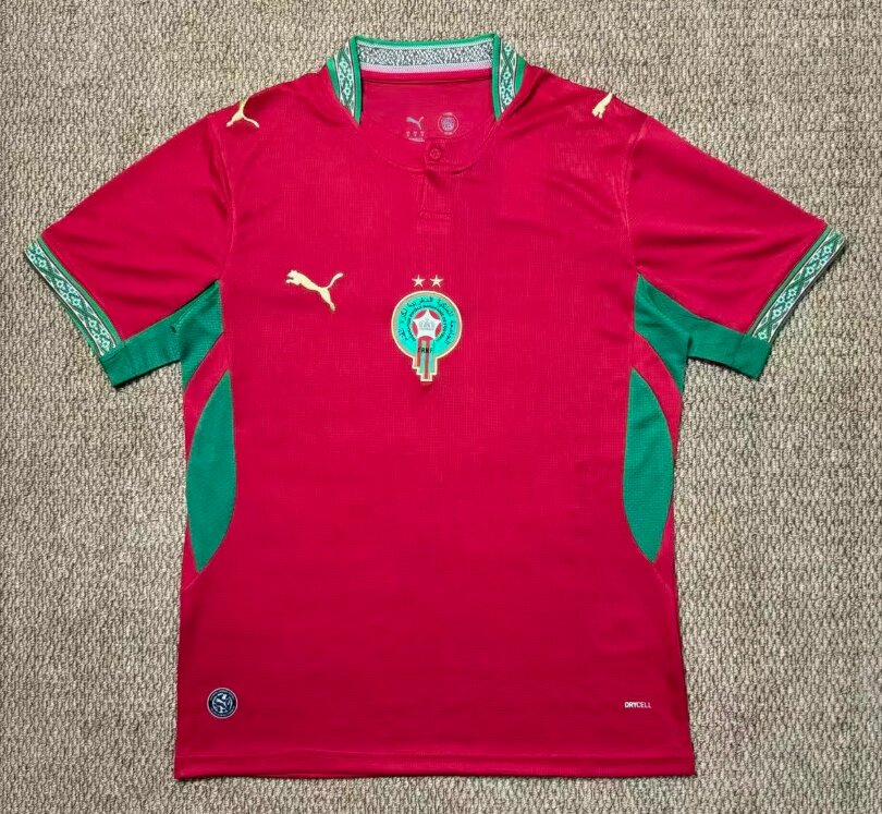 AAA Quality Morocco 2026 World Cup Home Jersey(Two Stars)